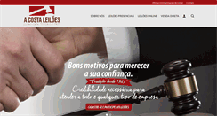 Desktop Screenshot of acleiloes.com.br